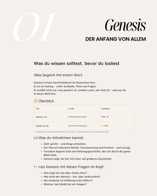 Altes Testament - Bibelbegleiter